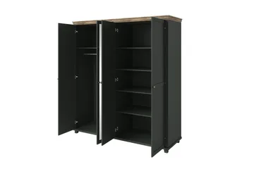 Doade Garderobe 62x108 cm - Grønn|Natur - Oppbevaring - Klesoppbevaring - Garderober & garderobesystem