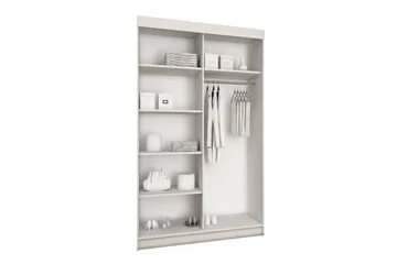 Dunkra Garderobe med Speil LED-belysning Blå 100 cm - Sonomaeik - Oppbevaring - Klesoppbevaring - Garderober & garderobesystem