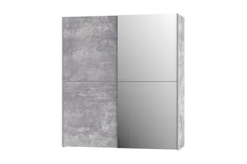 Edessa Garderobe 62x171 cm - Grå - Oppbevaring - Klesoppbevaring - Garderober & garderobesystem