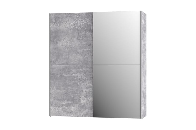Edessa Garderobe 62x171 cm - Grå - Oppbevaring - Klesoppbevaring - Garderober & garderobesystem