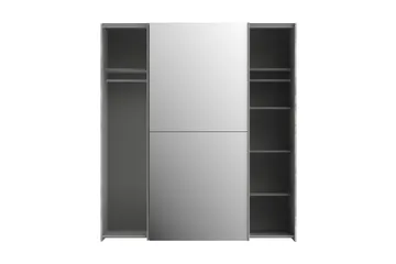 Edessa Garderobe 62x171 cm - Grå - Oppbevaring - Klesoppbevaring - Garderober & garderobesystem