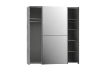 Edessa Garderobe 62x171 cm - Grå - Oppbevaring - Klesoppbevaring - Garderober & garderobesystem