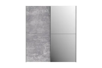 Edessa Garderobe 62x171 cm - Grå - Oppbevaring - Klesoppbevaring - Garderober & garderobesystem