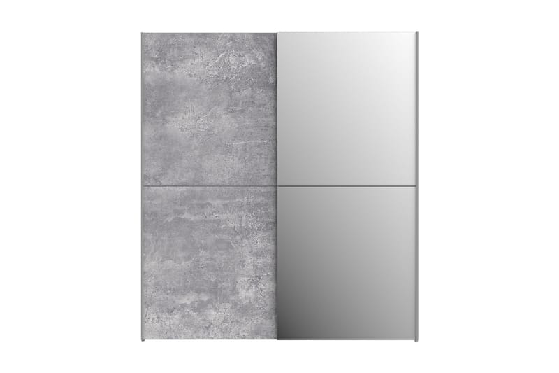 Edessa Garderobe 62x171 cm - Grå - Oppbevaring - Klesoppbevaring - Garderober & garderobesystem