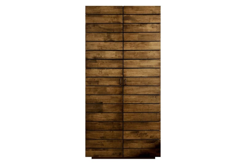 Elvric Garderobe 90x187 cm, Brun