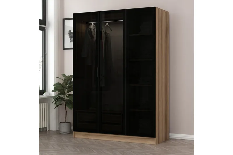 Fruitland Garderobe 135 cm, Brun