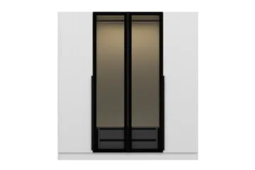 Fruitland Garderobe 180 cm - Hvit - Oppbevaring - Klesoppbevaring - Garderober & garderobesystem