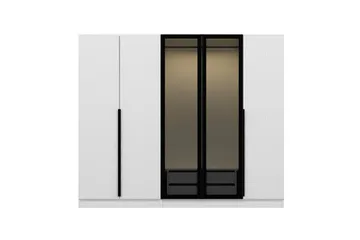 Fruitland Garderobe 225 cm - Hvit - Oppbevaring - Klesoppbevaring - Garderober & garderobesystem