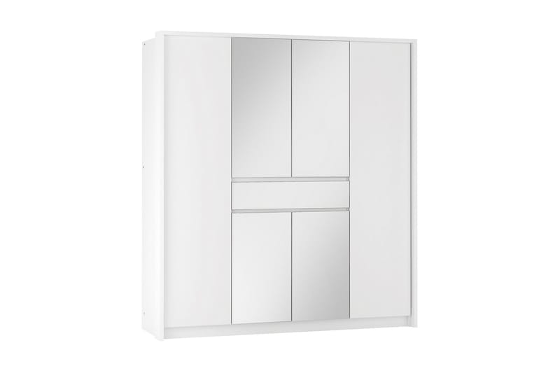 Garderobe 200 cm, Hvit