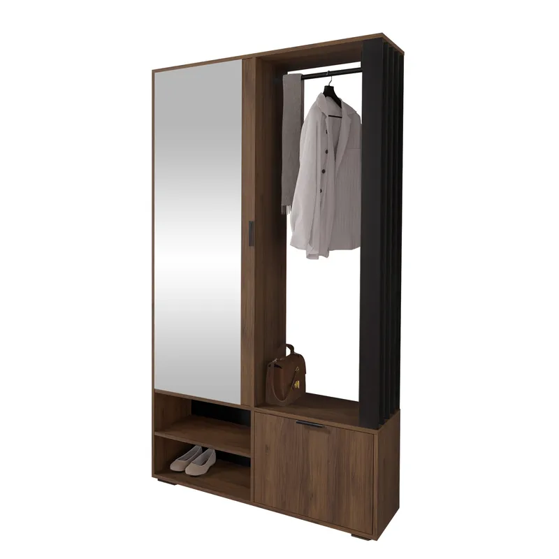 garderobeskap Garderobe MILO brun