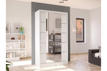Glenmore Garderob m. Spegel White - Oppbevaring - Klesoppbevaring - Garderober & garderobesystem