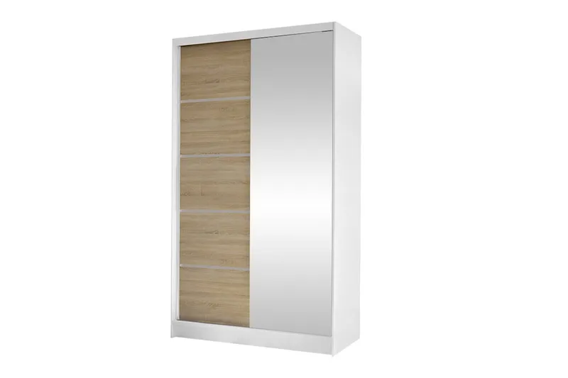 Glenmore Garderob m. Spegel White