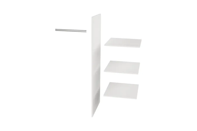 Varius Innredning til Garderobe 2 Dører, Hvit