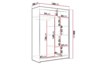 Liverpool Garderobe - Oppbevaring - Klesoppbevaring - Garderober & garderobesystem