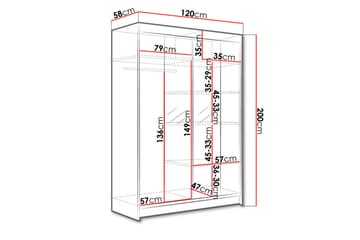 Liverpool Garderobe - Oppbevaring - Klesoppbevaring - Garderober & garderobesystem