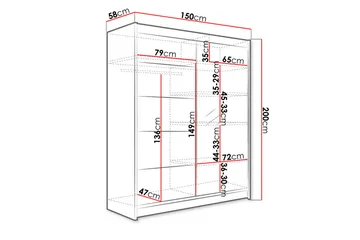 Pickering Garderobe - Oppbevaring - Klesoppbevaring - Garderober & garderobesystem
