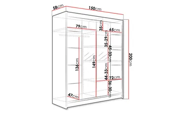 Pickering Garderobe - Oppbevaring - Klesoppbevaring - Garderober & garderobesystem