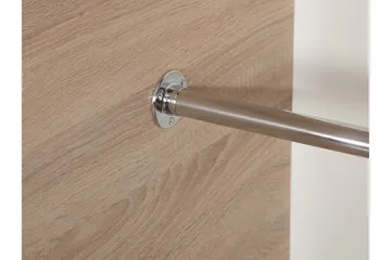 Rejasia Garderobe med Speil 120 cm - Hvit - Oppbevaring - Klesoppbevaring - Garderober & garderobesystem