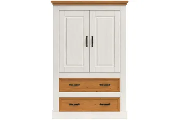Selma Garderobe 86x131 cm - Hvit - Oppbevaring - Klesoppbevaring - Garderober & garderobesystem