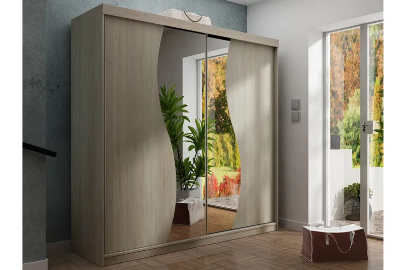 Top Garderobe 200x62x200 cm - Oppbevaring - Klesoppbevaring - Garderober & garderobesystem