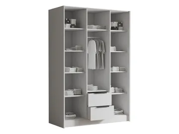Varros Garderobeskapeskap med speil 150x216 cm - Svart - Oppbevaring - Klesoppbevaring - Garderober & garderobesystem