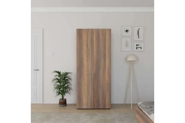 Vornic Garderobe 90x210 cm - Valnøtt - Oppbevaring - Klesoppbevaring - Garderober & garderobesystem