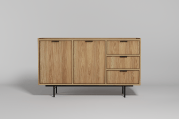 Dravo Skjenk 90x150 cm - Naturlig hickory - Oppbevaring - Oppbevaringsmøbler - Sideboard & skjenker