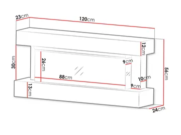 Erylin Elektrisk Peis 120 cm - Innredning - Peis - Peis uten pipe - El-peiser