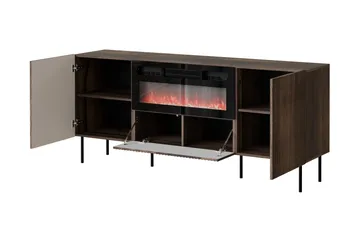 Hammarstrand Kommode 181 cm - Valnøtt - Innredning - Peis - Peis uten pipe - El-peiser