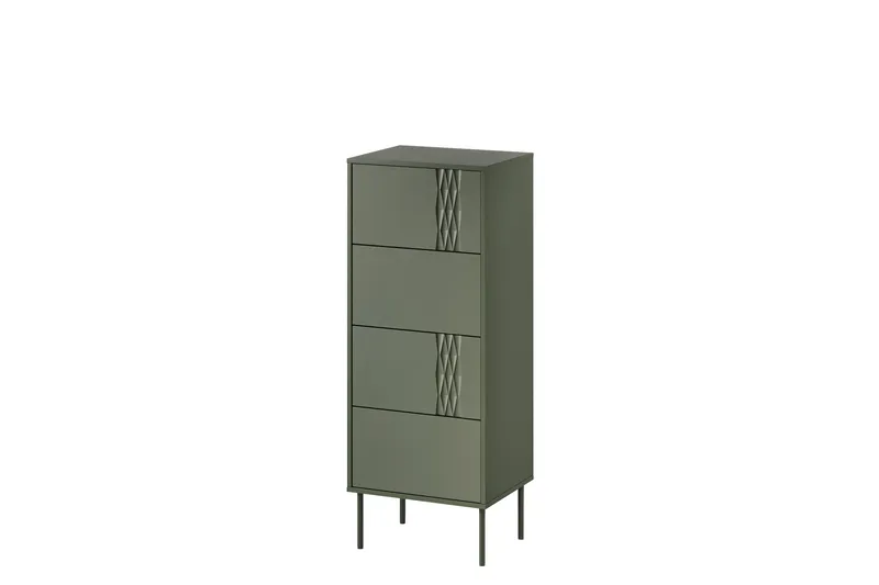 Akiko Kommode 50 cm, Grønn