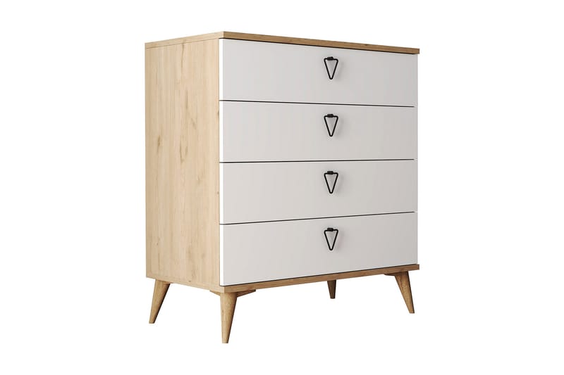 Andifli Kommode 80x90,8 cm, Brun