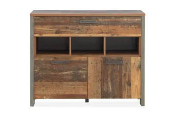 Cadle Kommode 107 cm - Brun/Grå - Oppbevaring - Oppbevaringsmøbler - Kommode