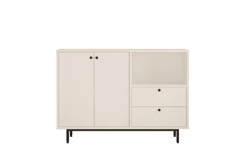 Donae Kommode 88 cm, Hvit