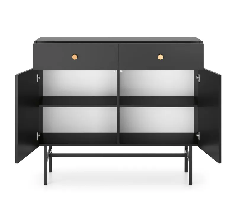 Francisca Kommode 104 cm - Svart - Oppbevaring - Oppbevaringsmøbler - Kommode
