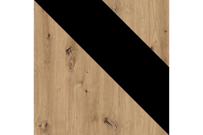 Ines Kommode 40x90 cm - Eik/Svart - Oppbevaring - Oppbevaringsmøbler - Kommode - Entrekommode