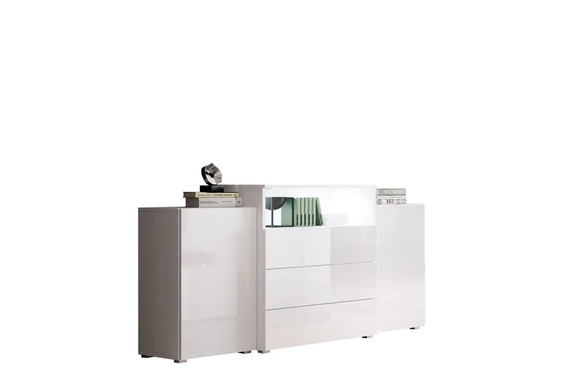 Kommode 150 cm - Hvit - Oppbevaring - Oppbevaringsmøbler - Kommode