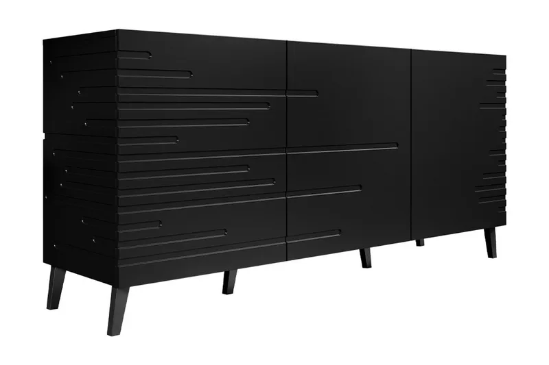 Kommode 155 cm, Svart