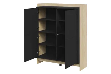 Polina Kommode 100 cm - Brun / Svart - Oppbevaring - Oppbevaringsmøbler - Kommode - Entrekommode