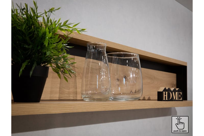 Quant Kommode 41x130 cm - Eik/Svart - Oppbevaring - Oppbevaringsmøbler - Kommode