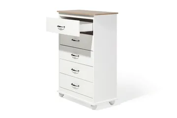 Sharon Kommode 39 | 76 cm - Hvit - Oppbevaring - Oppbevaringsmøbler - Kommode - Entrekommode