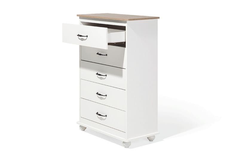 Sharon Kommode 39 | 76 cm - Hvit - Oppbevaring - Oppbevaringsmøbler - Kommode - Entrekommode
