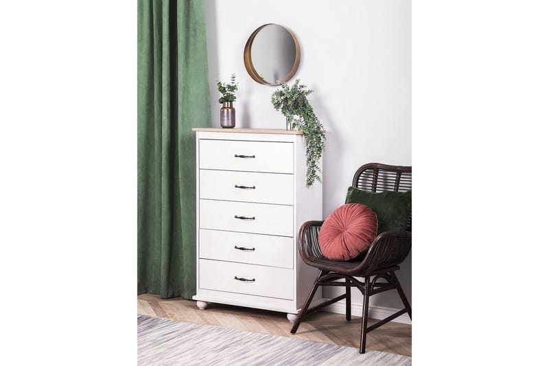 Sharon Kommode 39 | 76 cm - Hvit - Oppbevaring - Oppbevaringsmøbler - Kommode - Entrekommode