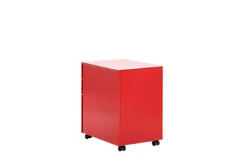 Garum Kontorskap 39x52 cm - Metall/Rød - Oppbevaring - Oppbevaringsmøbler - Kommode - Skuffeseksjon