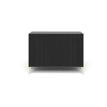 Virmani Kommode 104 cm - Svart - Oppbevaring - Oppbevaringsmøbler - Kommode