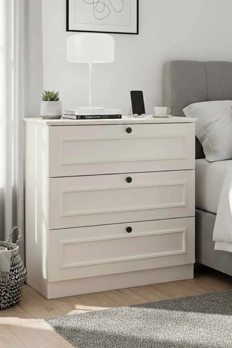Wonthaggi kommode 78 cm - Hvit - Oppbevaring - Oppbevaringsmøbler - Kommode - Entrekommode