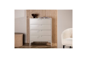 Kommode Piring - Beige, 40x78x98 - Oppbevaring - Oppbevaringsmøbler - Kommode - Entrekommode