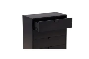 Kommode Piring - Svart, 40x78x98 - Oppbevaring - Oppbevaringsmøbler - Kommode - Entrekommode