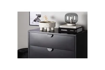 Kommode Piring - Svart, 40x78x98 - Oppbevaring - Oppbevaringsmøbler - Kommode - Entrekommode
