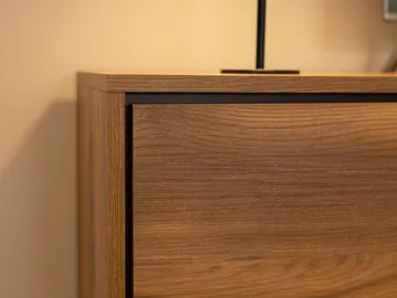 Lorvenn Skjenk 190x40 cm - Brun/Svart - Oppbevaring - Oppbevaringsmøbler - Sideboard & skjenker