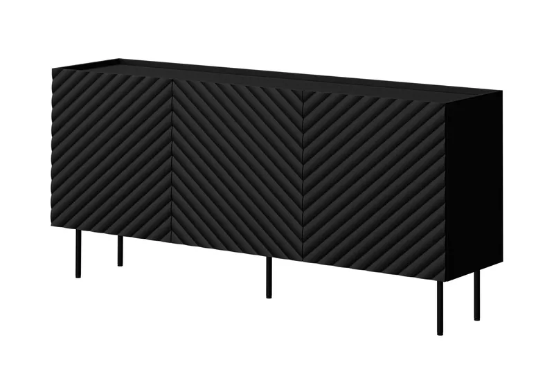 Munkedal Kommode 166 cm, Svart